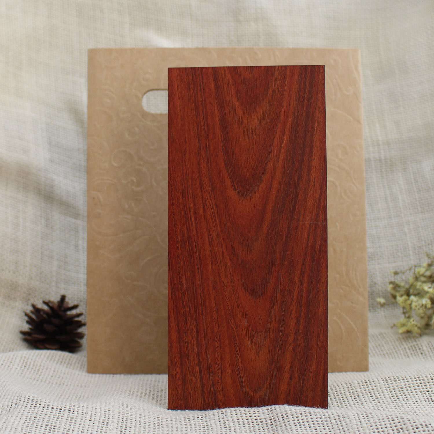 wooden card